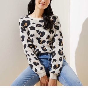 Loft Leopard sweater